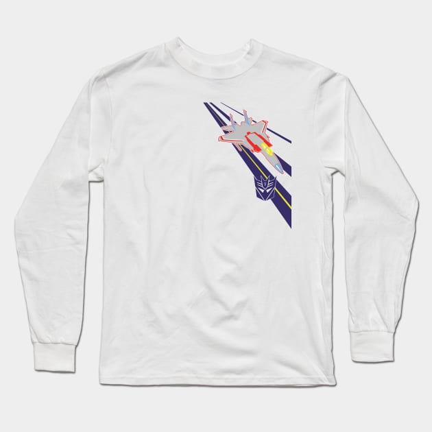 StarScream Long Sleeve T-Shirt by ActionNate